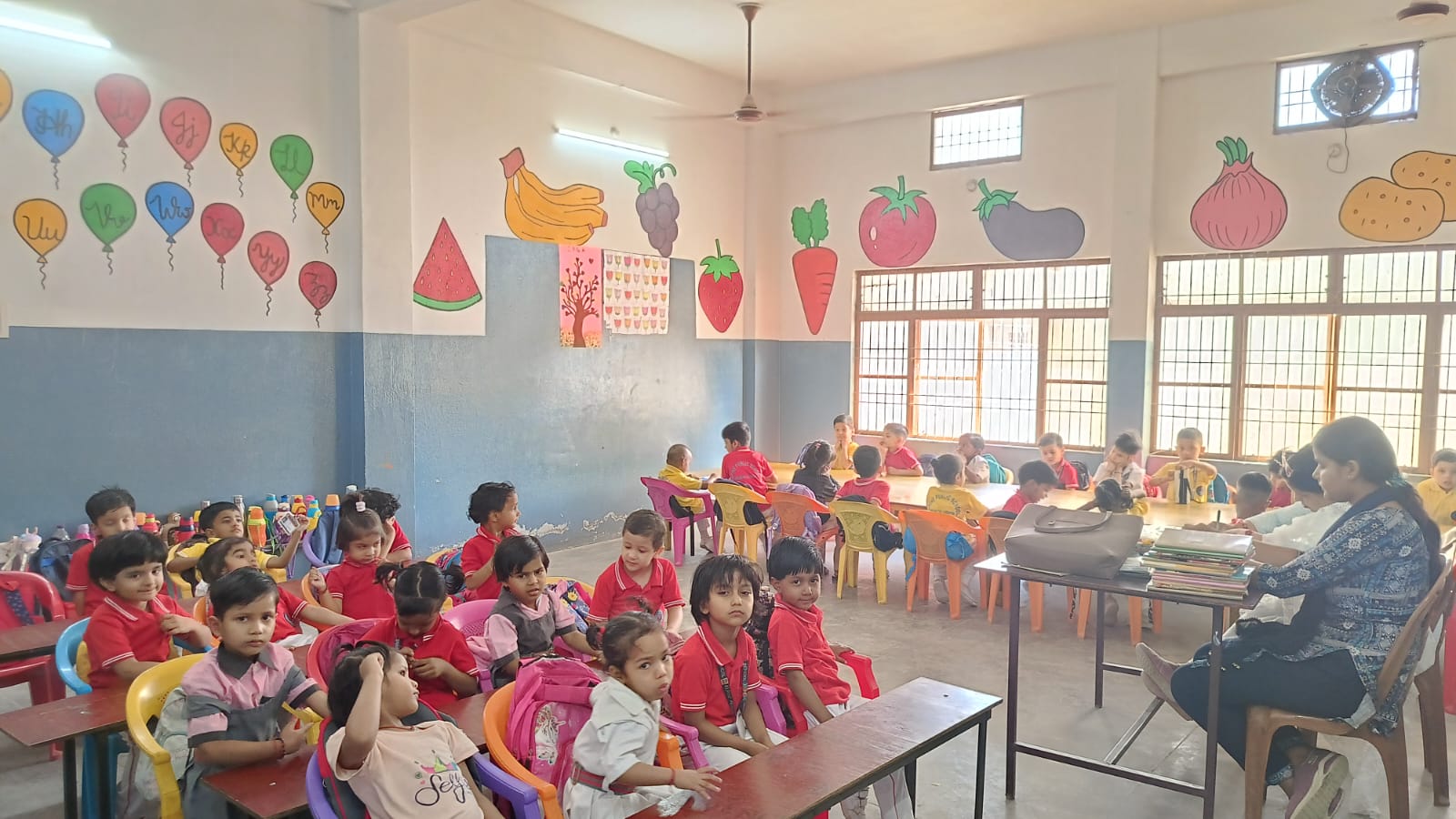 School Premises — Ground Level View