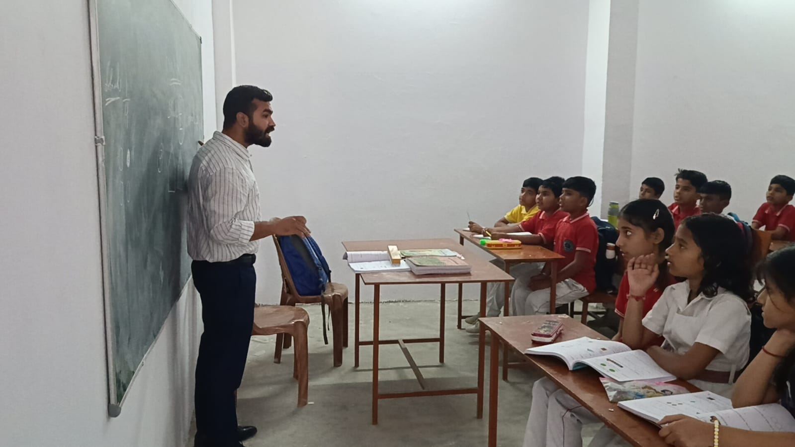 School Corridor — Discipline & Cleanliness